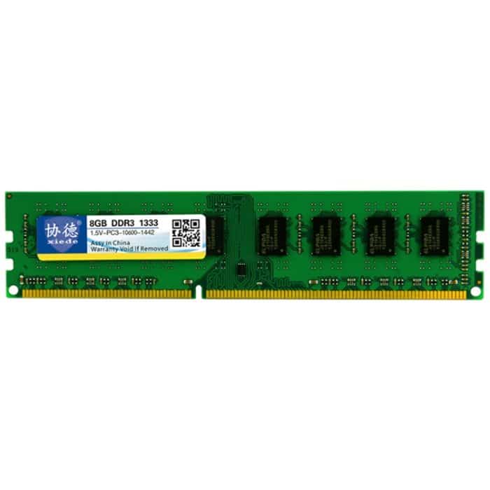PC3818.jpg XIEDE X038 DDR3 1333 MHz 8 GB Allgemeines AMD Special Strip Memory RAM-Modul für Desktop-PCs – Bild 1