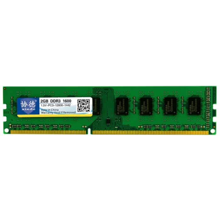 PC3819.jpg XIEDE X039 DDR3 1600 MHz 2 GB Allgemeines AMD Special Strip Memory RAM-Modul für Desktop-PCs – Bild 1