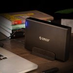 ORICO 7688U3 Vertikales externes Aluminium-Festplattengehäuse, Aufbewahrungskoffer, Festplatten-Dock für 3,5-Zoll-SATA-Festplatten – Bild 8