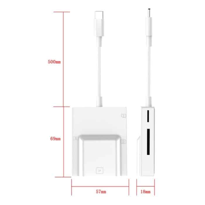 NK-3057H 4 in 1 USB-C/Typ-C Multifunktionskonverter Dockingstation HUB Adapter – Bild 2