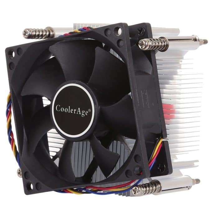 4Pin CPU Cooler Mute Silent Fan Kühlkörper für Intel 1155/1151 / i3 / i5 – Bild 1
