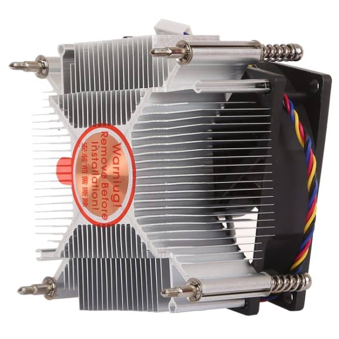 4Pin CPU Cooler Mute Silent Fan Kühlkörper für Intel 1155/1151 / i3 / i5 – Bild 3