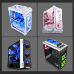 Farb-LED, 12 cm, 3-polig, Computerkomponenten, Gehäuselüfter, Computer-Host-Lüfter, leise Lüfterkühlung, mit Stromanschlusskabel und grünem Licht, 3pin (White Light), 3pin (Red Light), 3pin (Bule Light), 3pin (Green Light) – Bild 6