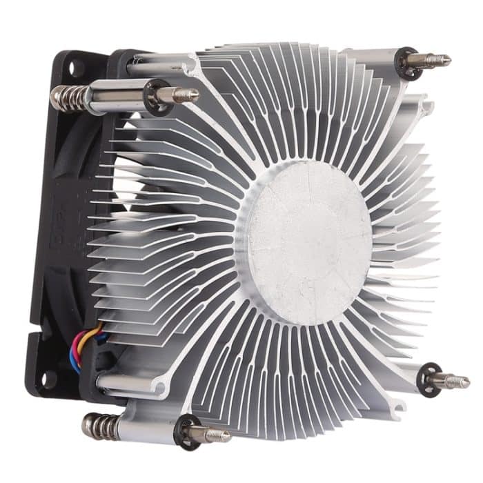 4Pin CPU Cooler Mute Silent Fan Verdickter Aluminium-Kühlkörper für Intel 1155/1150/1151 – Bild 3