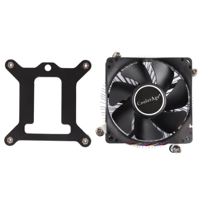 4Pin CPU Cooler Mute Silent Fan Verdickter Aluminium-Kühlkörper für Intel 1155/1150/1151 – Bild 5
