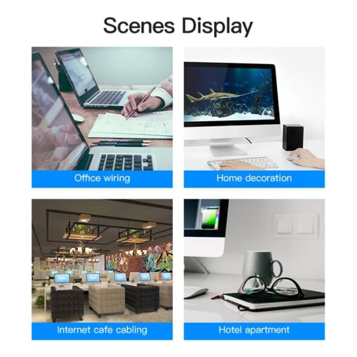 RJ45 männlich an weiblicher Konverter 90 Grad Erweiterungsadapter für CAT5 CAT6 CAT6 LAN Ethernet-Netzwerkkabel – Bild 6