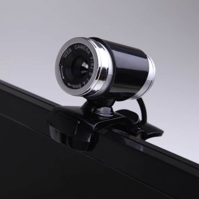 HXSJ A860 30fps 480P HD-Webcam für Desktop/Laptop, mit 10 m schallabsorbierendem Mikrofon, Länge: 1,4 m, A860 Black, A860 Grey, A860 Blue, A860 Red, A860 Red + Black – Bild 1