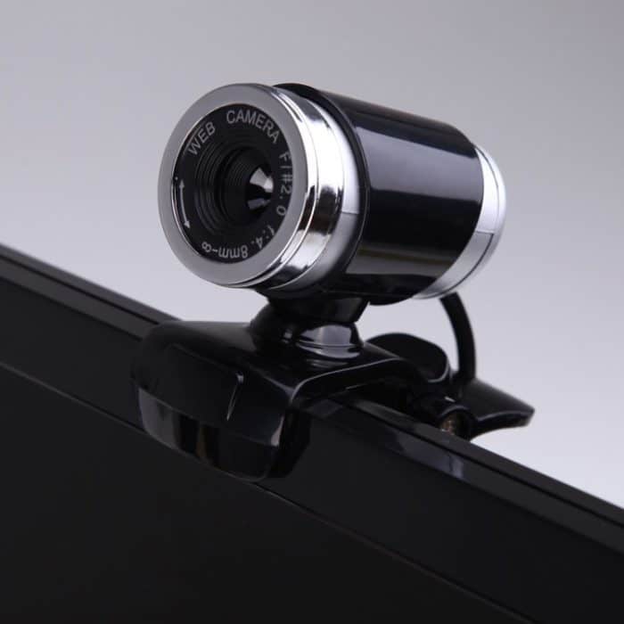 HXSJ A860 30fps 480P HD-Webcam für Desktop/Laptop, mit 10 m schallabsorbierendem Mikrofon, Länge: 1,4 m, A860 Black, A860 Grey, A860 Blue, A860 Red, A860 Red + Black – Bild 4