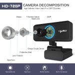HXSJ S90 30fps 1 Megapixel 720P HD-Webcam für Desktop / Laptop / Android TV, mit 8 m schallabsorbierendem Mikrofon, Kabellänge: 1,5 m – Bild 7