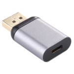 Typ-C/USB-C-Buchse auf Big-DP-Stecker, Adapter aus Aluminiumlegierung, Type-C Female to Big DP Male – Bild 3