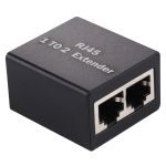 RJ45 1 auf 2 Erweiterungskopfverlängerung aus Aluminiumlegierung, RJ45 1 to 2 Extender – Bild 2