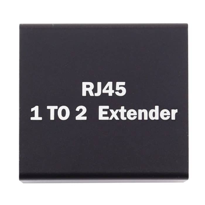 RJ45 1 auf 2 Erweiterungskopfverlängerung aus Aluminiumlegierung, RJ45 1 to 2 Extender – Bild 4