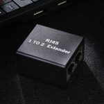 RJ45 1 auf 2 Erweiterungskopfverlängerung aus Aluminiumlegierung, RJ45 1 to 2 Extender – Bild 5