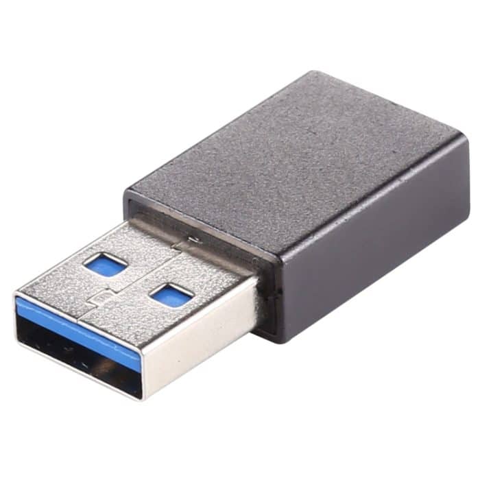 PC4948B.jpg USB 3.0-Stecker auf Typ-C/USB-C-Buchse, Adapter aus Aluminiumlegierung, USB 3.0 Male to Type-C Female – Bild 1