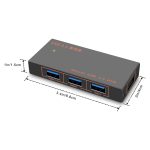 9573S 4 In 1 USB 3.0 Multifunktions-Hub-Konverter-Erweiterungsdock – Bild 2