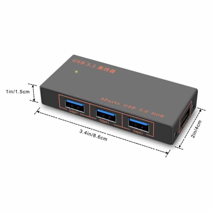 9573S 4 In 1 USB 3.0 Multifunktions-Hub-Konverter-Erweiterungsdock – Bild 2