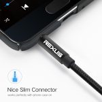 REXLIS 3629 3,5-mm-Autoradio-Autoradio Vergoldete Buchse AUX-Audiokabel für 3,5-mm-AUX-Standard-Digitalgeräte, Länge: 1,8 m – Bild 6
