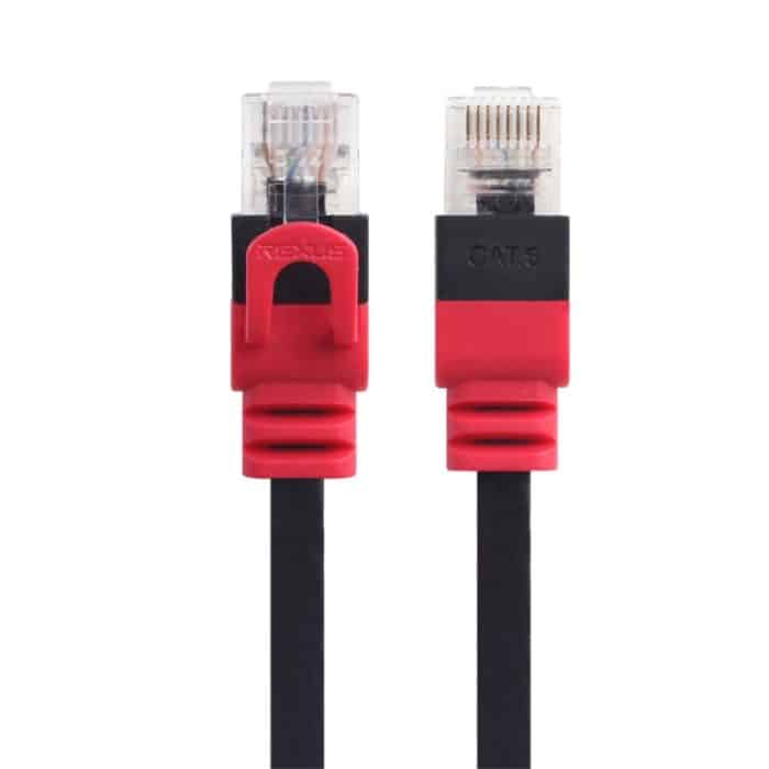 REXLIS CAT6-3 CAT6 Flat Ethernet Ungeschirmtes Gigabit RJ45-Netzwerk-LAN-Kabel, Länge: 0,5 m – Bild 2