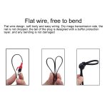 REXLIS CAT6-3 CAT6 Flat Ethernet Ungeschirmtes Gigabit RJ45-Netzwerk-LAN-Kabel, Länge: 0,5 m – Bild 6