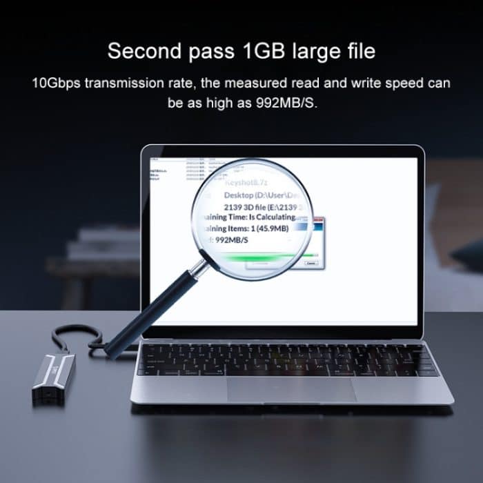 ORICO PBM2 NVMe M.2 SSD-Gehäuse Typ C USB 3.1-Gehäuse Festplattenbox (10 Gbit / s) – Bild 8