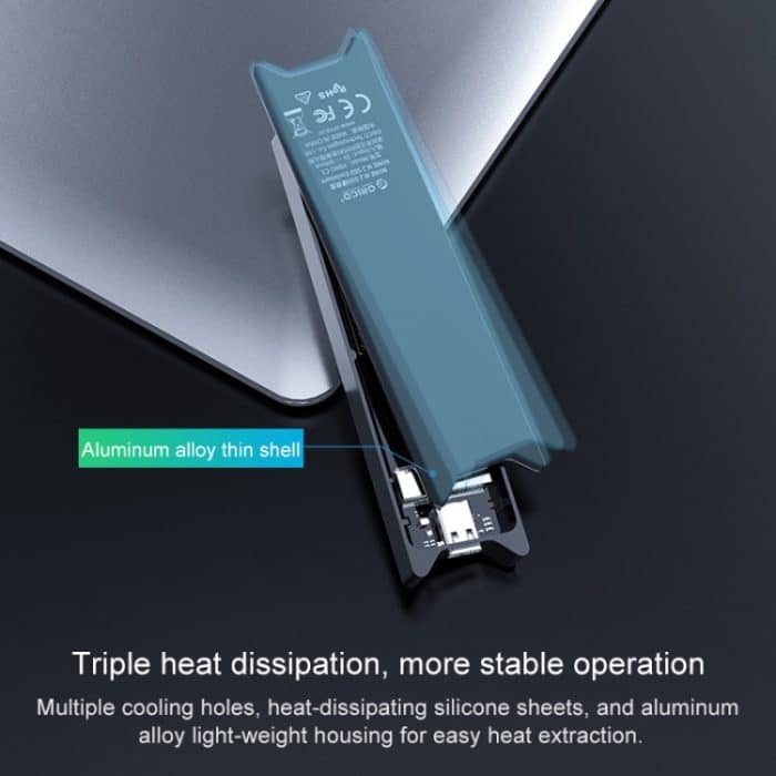 ORICO PBM2 NVMe M.2 SSD-Gehäuse Typ C USB 3.1-Gehäuse Festplattenbox (10 Gbit / s) – Bild 9