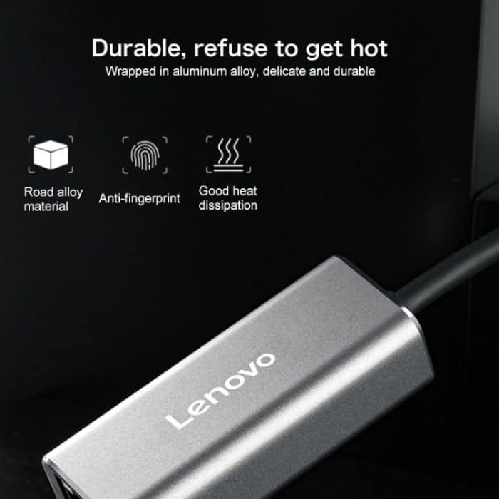 Lenovo F1-C01 Typ-C / USB-C-Gigabit-Ethernet-Konverter – Bild 8