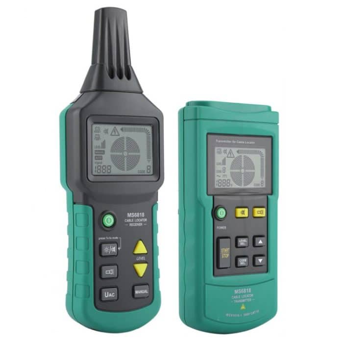 BSIDE MS6818 9V Buried Cable Finder Tracker, Messbereich: AC / DC 12V-400V – Bild 1