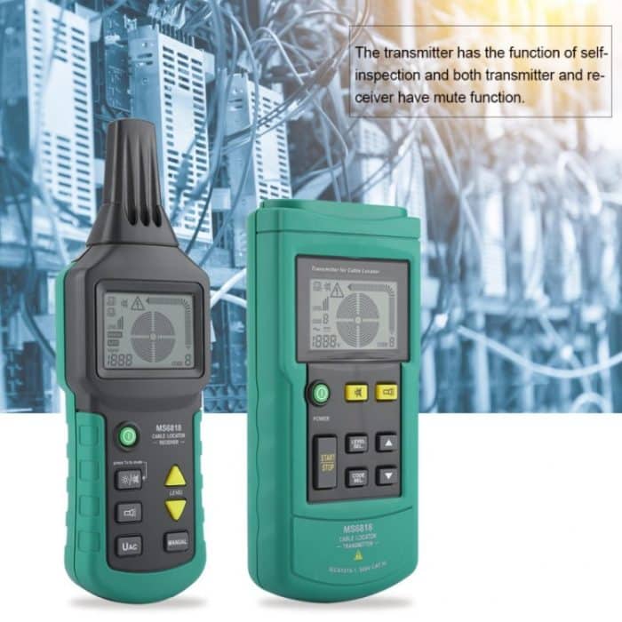 BSIDE MS6818 9V Buried Cable Finder Tracker, Messbereich: AC / DC 12V-400V – Bild 8