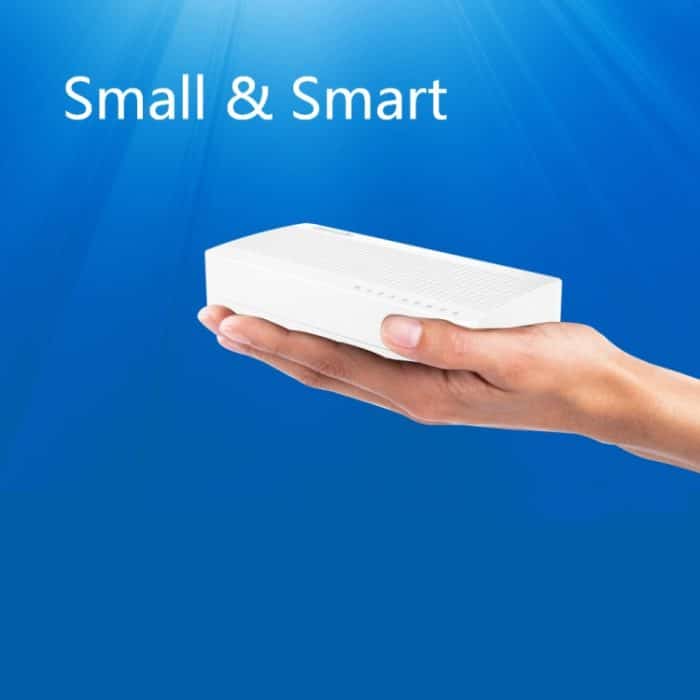 Tenda S108 8 Ports 10 / 100Mbps Fast-Ethernet-Netzwerk-Switch LAN HUB – Bild 3