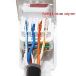 Werkzeugloser Crimp-RJ-45-Stecker Modularer Stecker, Kurzversion Cat5e – Bild 4