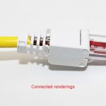 Werkzeugloser Crimp-RJ-45-Stecker Modularer Stecker, Kurzversion UTP Cat6 – Bild 7