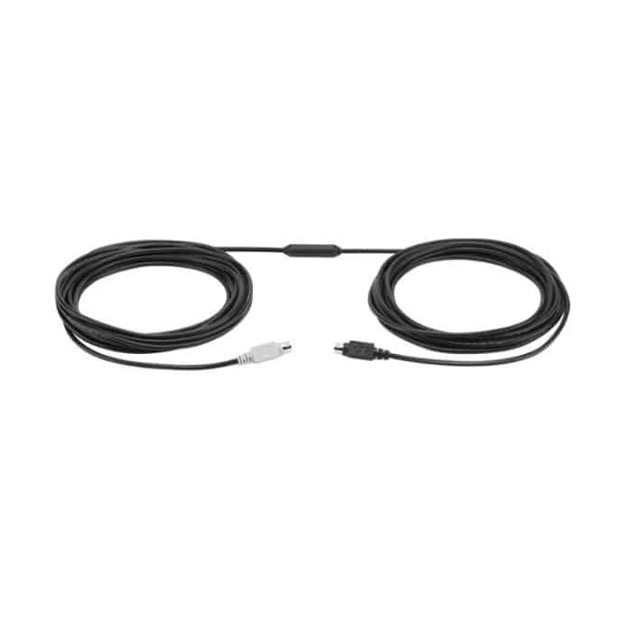 PC5787B.jpg Logitech CC3500 Connect Lautsprecher-Mikrofon-HUB-Kamera-DIN-Port-Verlängerungskabel, Kabellänge: 10 m, 10m – Bild 1