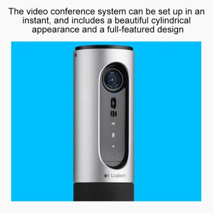 Logitech CC2000E kleine Gruppen HD 1080P Videokonferenz-Webcam-Kamera mit Mikrofon, US-Stecker – Bild 3