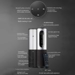 Logitech CC2000E kleine Gruppen HD 1080P Videokonferenz-Webcam-Kamera mit Mikrofon, US-Stecker – Bild 4