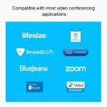 Logitech CC2000E kleine Gruppen HD 1080P Videokonferenz-Webcam-Kamera mit Mikrofon, US-Stecker – Bild 5