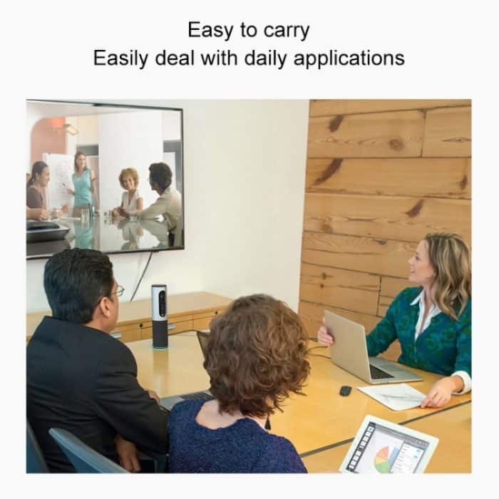 Logitech CC2000E kleine Gruppen HD 1080P Videokonferenz-Webcam-Kamera mit Mikrofon, US-Stecker – Bild 6