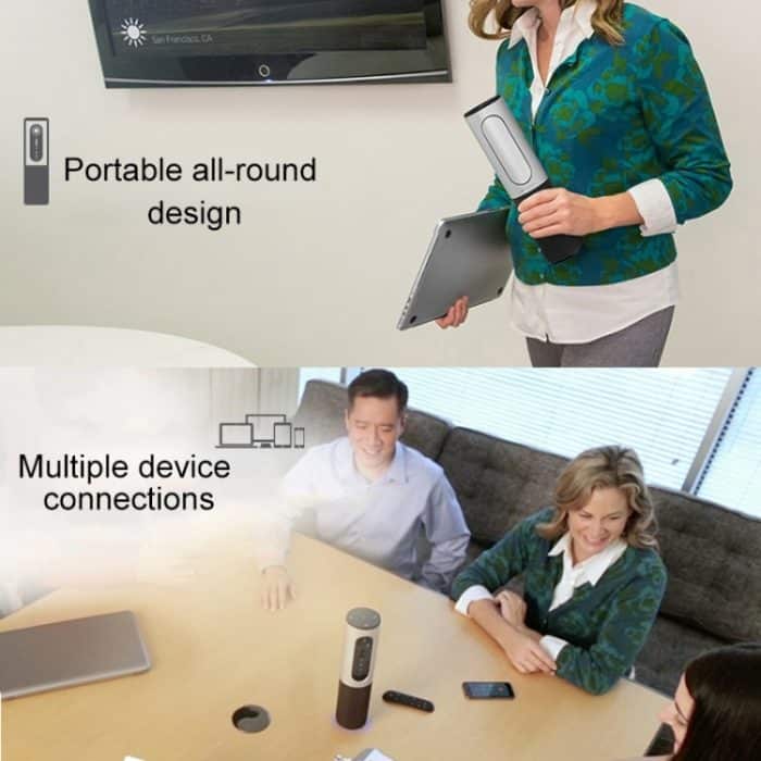 Logitech CC2000E kleine Gruppen HD 1080P Videokonferenz-Webcam-Kamera mit Mikrofon, US-Stecker – Bild 7