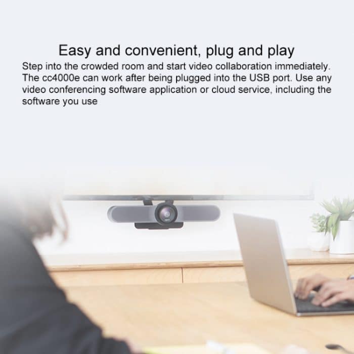 Logitech CC4000E 12,0 Millionen Pixel 120 Grad Weitwinkel 4K Konferenzkamera – Bild 7