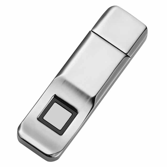 P1 Hochgeschwindigkeits-USB 3.0 32 GB Fingerabdruckverschlüsselung Flash-Disk USB-Speicherstick Pen-Laufwerk U DISK, Schreiben: 75 MB / s, Lesen: 135 MB / s – Bild 2