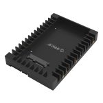 ORICO 1125SS SATA 3.0 Schnelle Übertragungsgeschwindigkeit 2,5 bis 3,5 Zoll Festplatten-Caddy / Konverter-Gehäuse (schwarz)