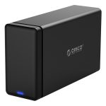 ORICO NS200-C3 USB-C / Typ C 3.1 bis SATA mit 2 Einschüben Externe Festplattenbox Aufbewahrungsbox Festplatten-Dock für 3,5-Zoll-SATA-Festplatte, Unterstützung des UASP-Protokolls – Bild 2