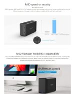 ORICO NS200-C3 USB-C / Typ C 3.1 bis SATA mit 2 Einschüben Externe Festplattenbox Aufbewahrungsbox Festplatten-Dock für 3,5-Zoll-SATA-Festplatte, Unterstützung des UASP-Protokolls – Bild 8