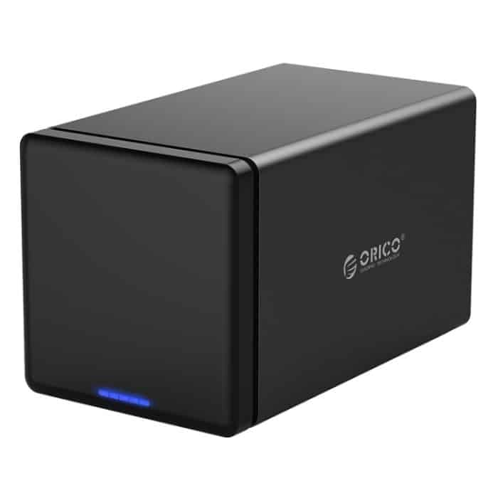 ORICO NS400-U3 4-fach USB 3.0 Typ B zu SATA Externe Festplattenbox Aufbewahrungskoffer Festplatten-Dock für 3,5-Zoll-SATA-Festplatte, unterstützt UASP-Protokoll – Bild 2