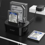 ORICO 6228US3-C 1 zu 1 Klon 2 Schacht USB 3.0 Typ B zu SATA Externer Speicher Festplatten-Dock für 2,5 Zoll / 3,5 Zoll SATA HDD / SSD – Bild 2