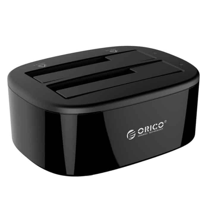 ORICO 6228US3 2,5 / 3,5-Zoll-SATA-Festplatte / SSD 2-fach USB 3.0-Festplatten-Dock – Bild 2