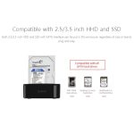 ORICO 6228US3 2,5 / 3,5-Zoll-SATA-Festplatte / SSD 2-fach USB 3.0-Festplatten-Dock – Bild 8