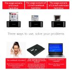 ORICO 6228US3 2,5 / 3,5-Zoll-SATA-Festplatte / SSD 2-fach USB 3.0-Festplatten-Dock – Bild 9
