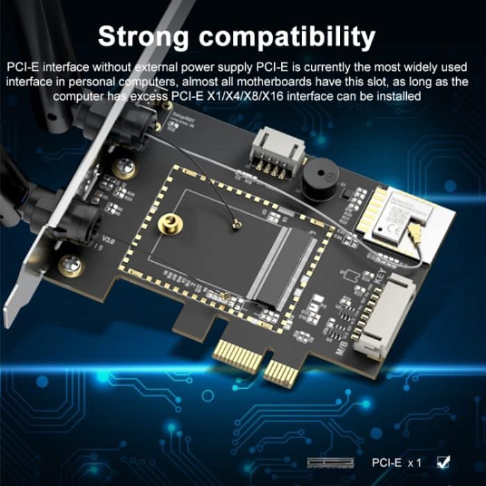 EDUP EP-9713 Fernbedienung Computer Switch Maschine Netzwerkkarte Bare Board – Bild 4