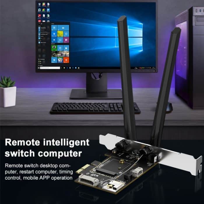 EDUP EP-9713 Fernbedienung Computer Switch Maschine Netzwerkkarte Bare Board – Bild 5