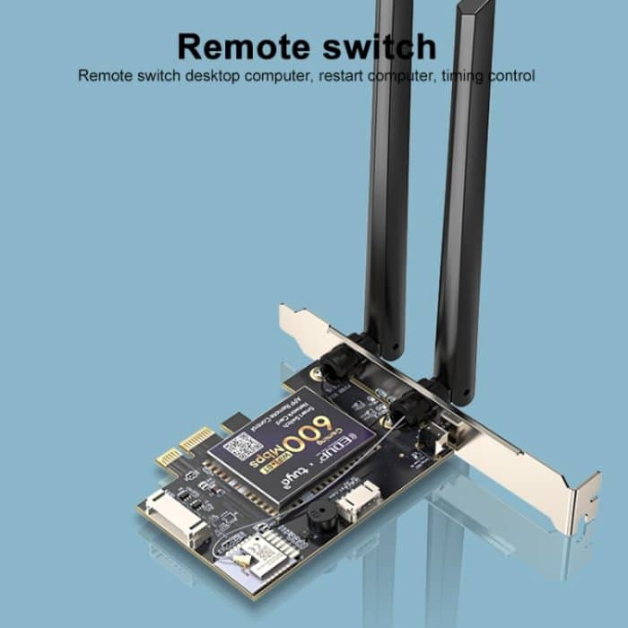 EDUP AC600SW 600 Mbit/s ferngesteuerte Netzwerkkarte zum Ein- und Ausschalten des Computers – Bild 3